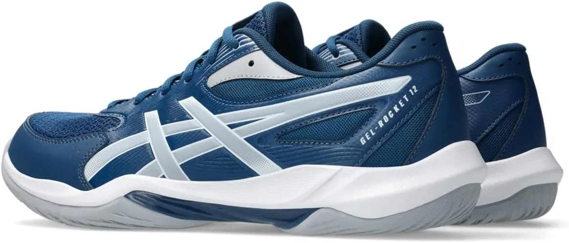 Кроссовки ASICS Gel-Rocket 12 мужские, Mako Blue Piedmont Grey — фото 3
