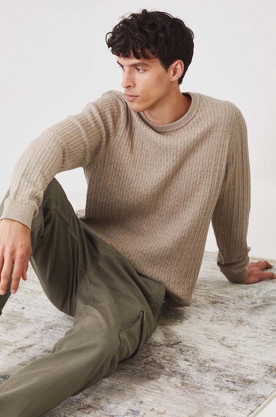 

Свитер с добавлением шерсти Medicine, бежевый