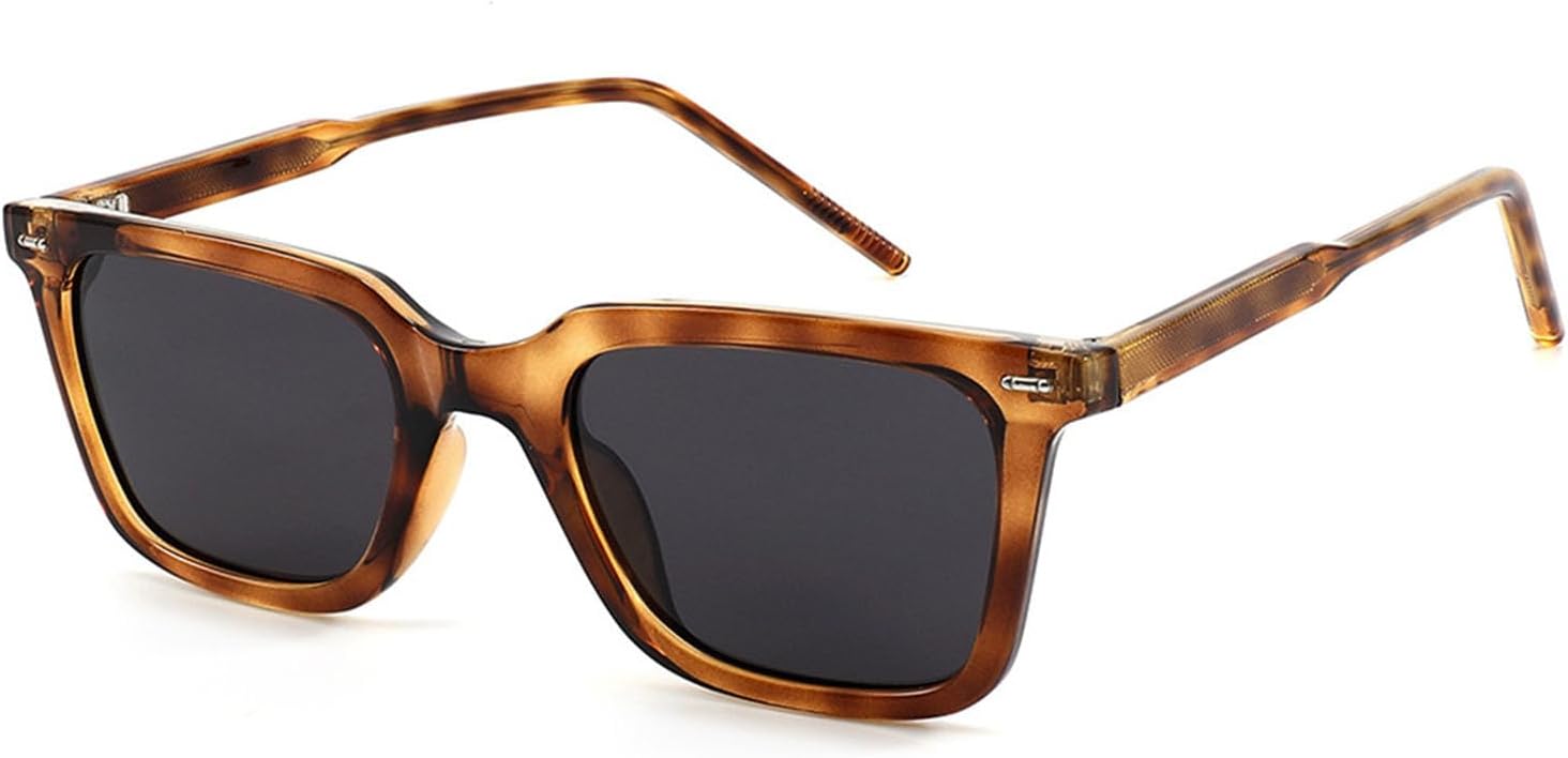 

Поляризованные солнцезащитные очки TR90 для женщин - ретро-квадратная оправа, классические очки с защитой от УФ-излучения UV400, легкие, подходят для вождения Bubmari, A