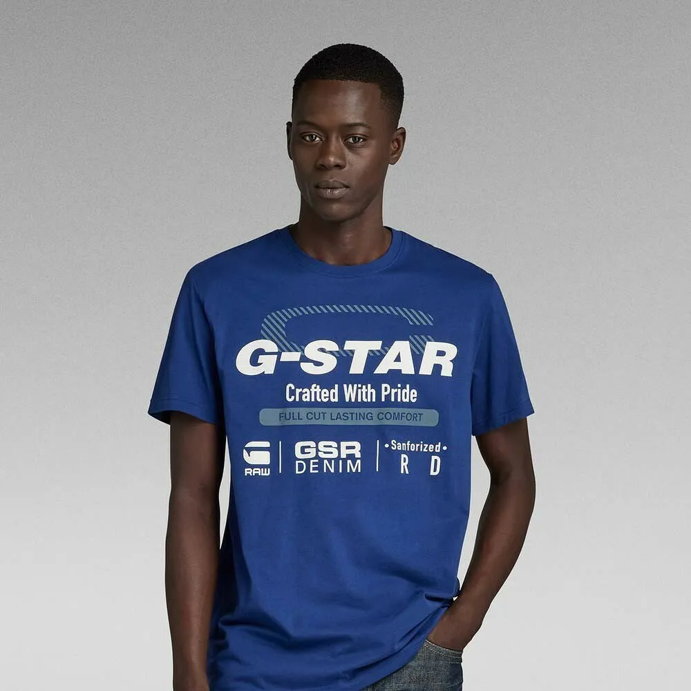 

Футболка G-Star Old Skool Originals, синий