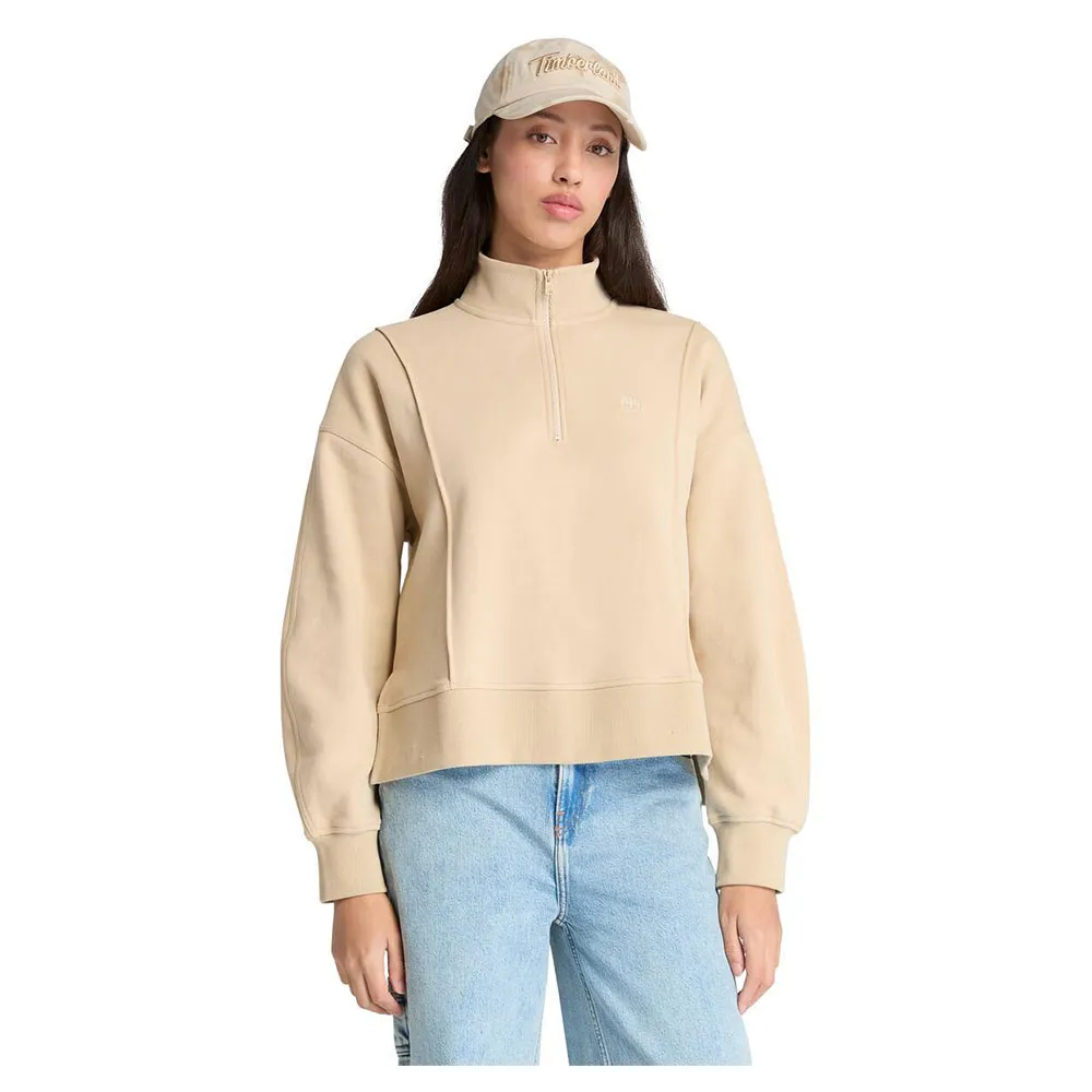 

Толстовка Timberland TB0A6GA7Y941 half zip, бежевый