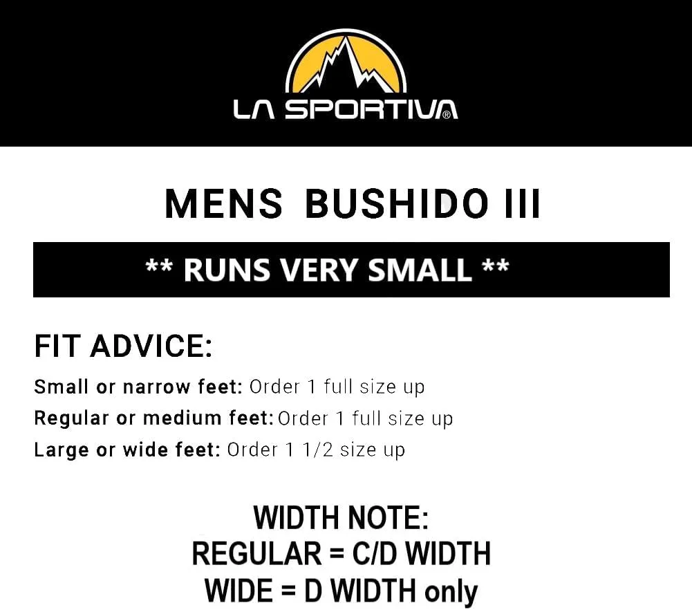 

Мужские кроссовки для горного и трейлового бега La Sportiva Bushido III