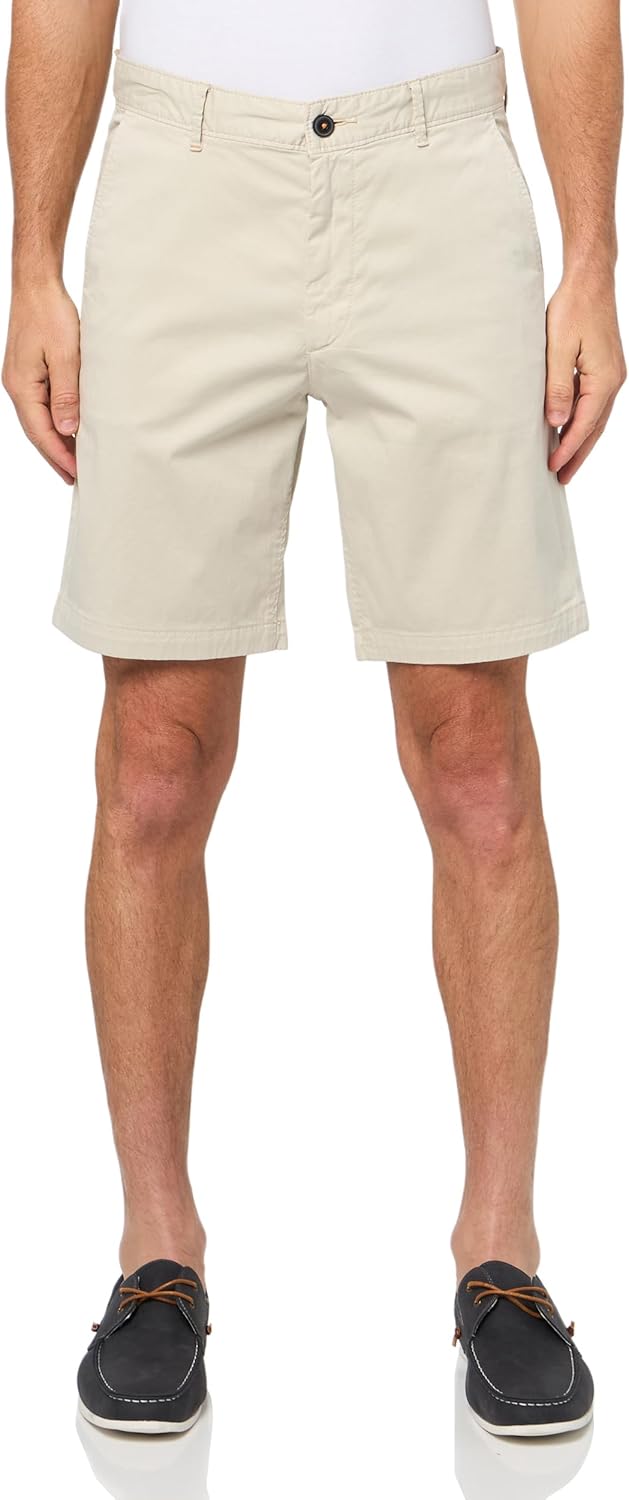 

BOSS Мужские техно-твилловые чинос шорты, Peyote Beige