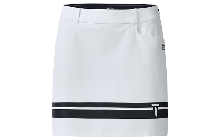 

FILA Спортивная повседневная короткая юбка женская Jade White