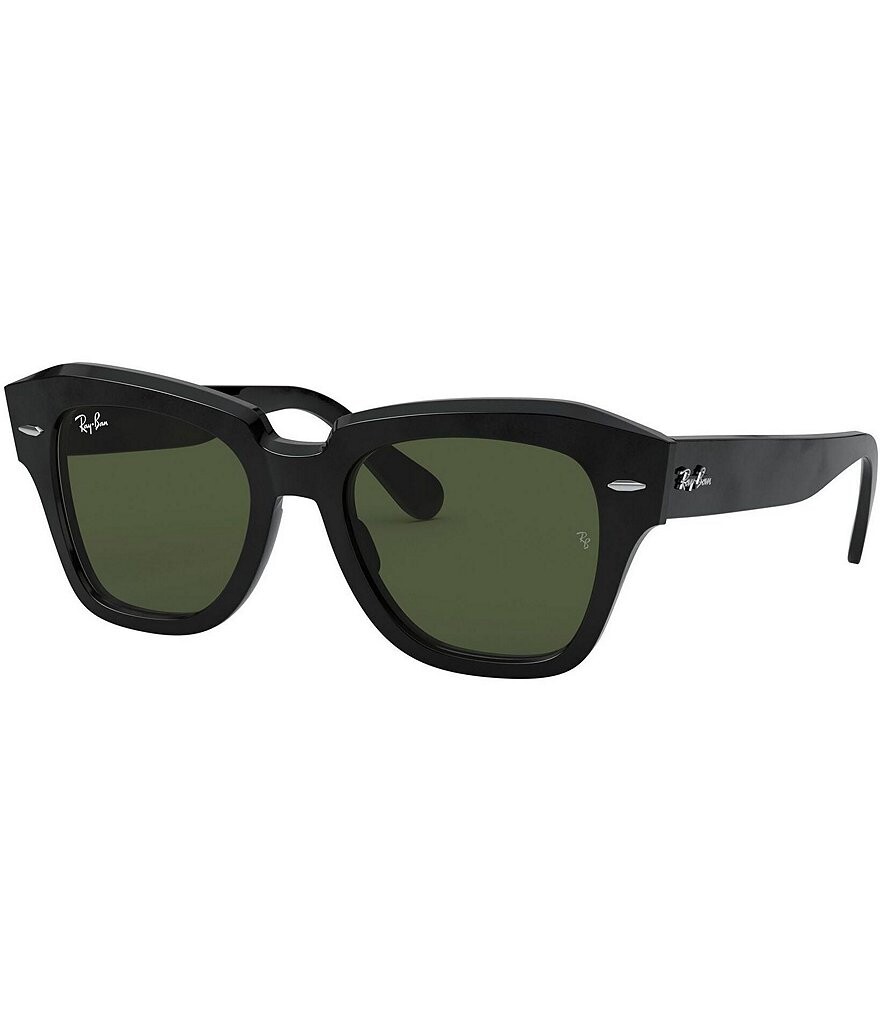 

Квадратные солнцезащитные очки Ray-Ban унисекс RB2186 49 мм, черный