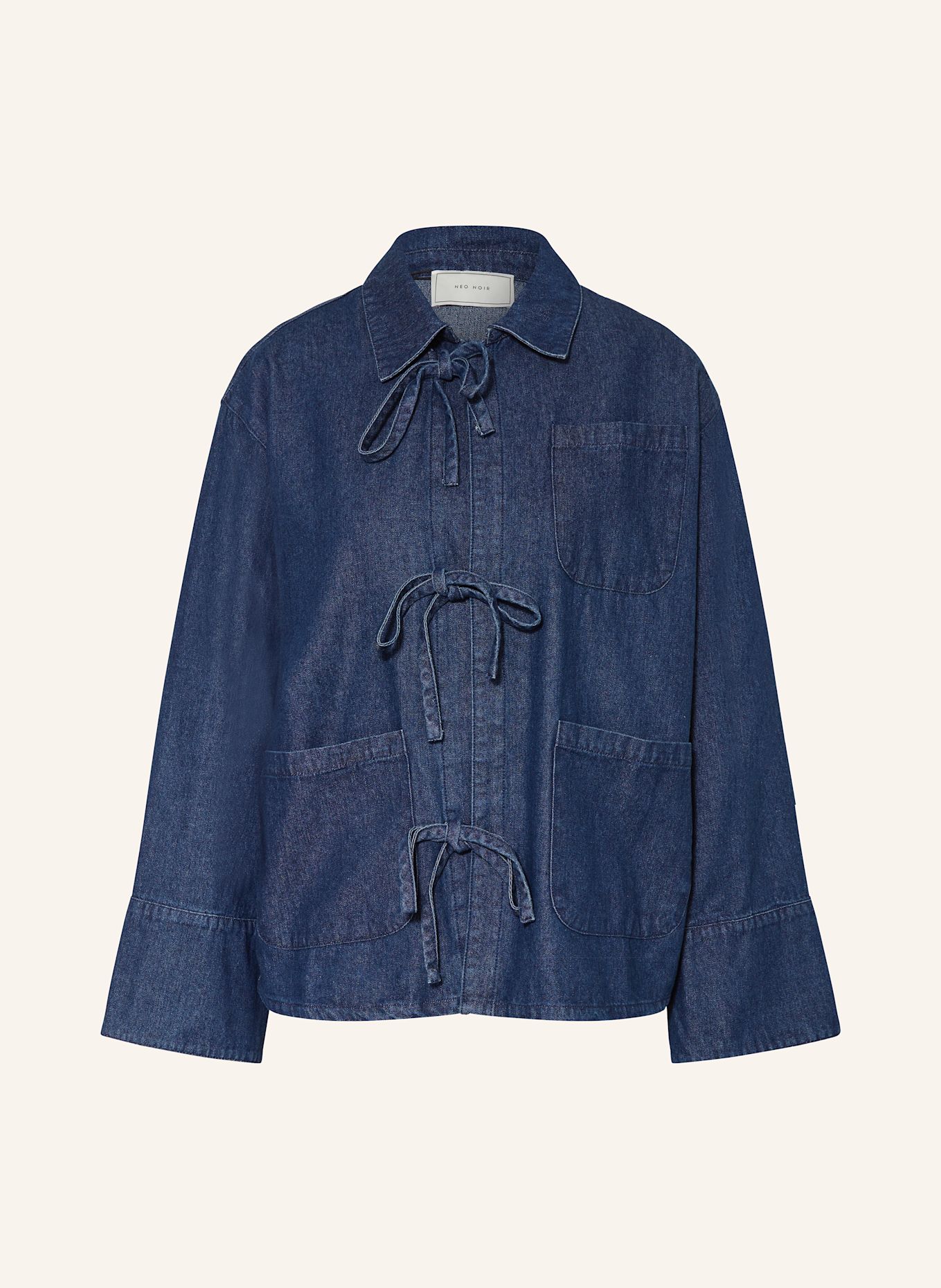 

Джинсовая блузка старли Neo Noir, синий