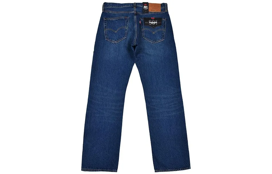 Levis Джинсы мужские индиго умеренно прямого кроя — фото 4