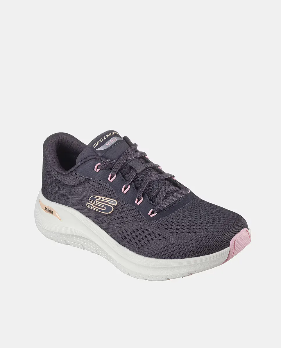 

Женские низкие кроссовки Arch Fit 2.0 из технической сетки Skechers, серый