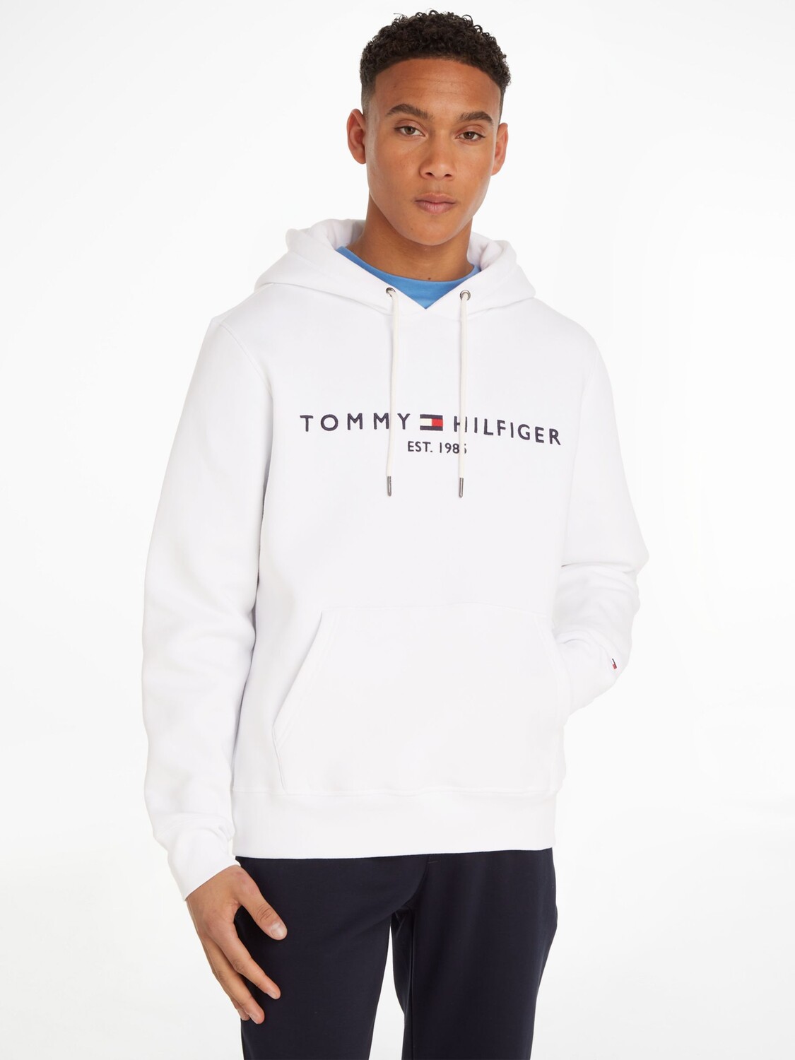 

Толстовка с логотипом Tommy Hilfiger, белый