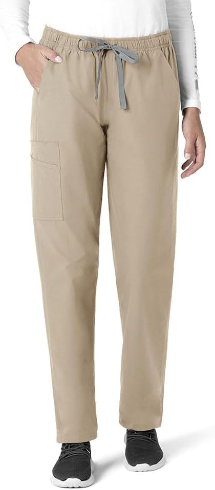 

Штаны Carhartt Scrubs C55013 Unisex Force Modern Fit с эластичной талией, Khaki