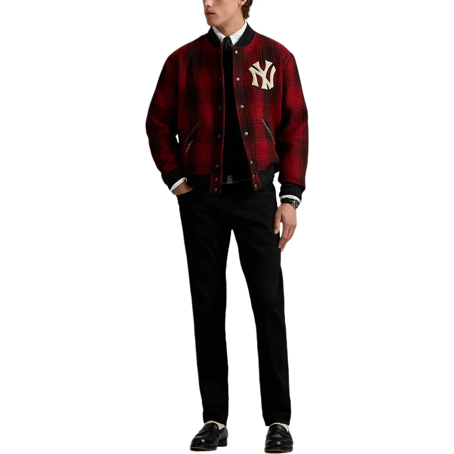Куртка x Yankees Black Red Polo Ralph Lauren — фото 3