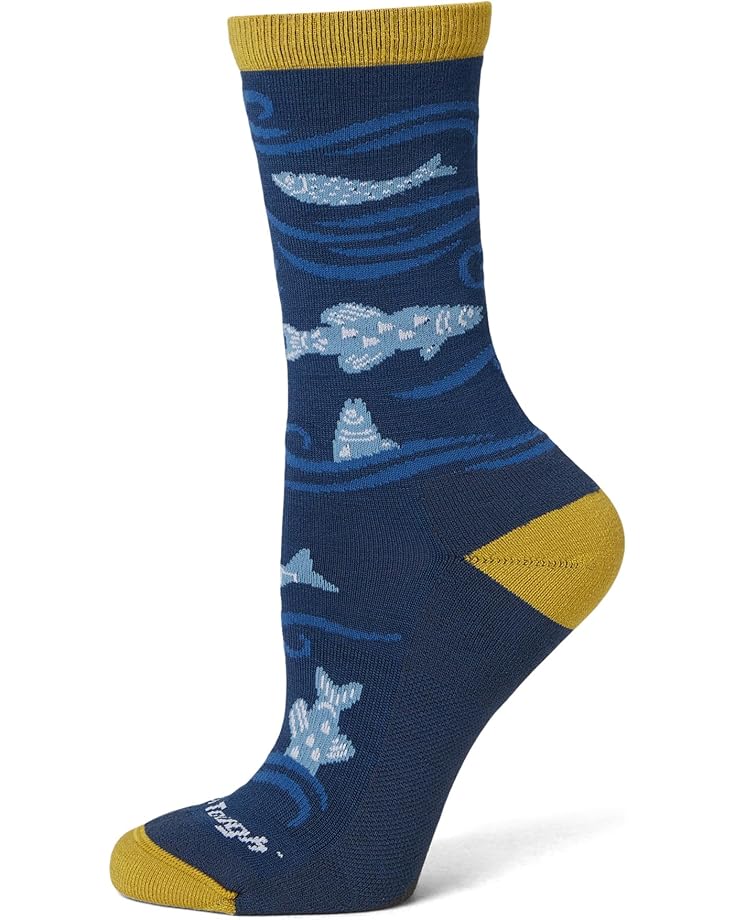 

Носки Darn Tough Vermont Homer Crew Lightweight with Cushion, цвет Deep Water