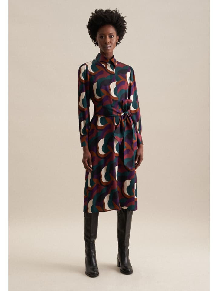 

Длинное платье Seidensticker Regular, черный