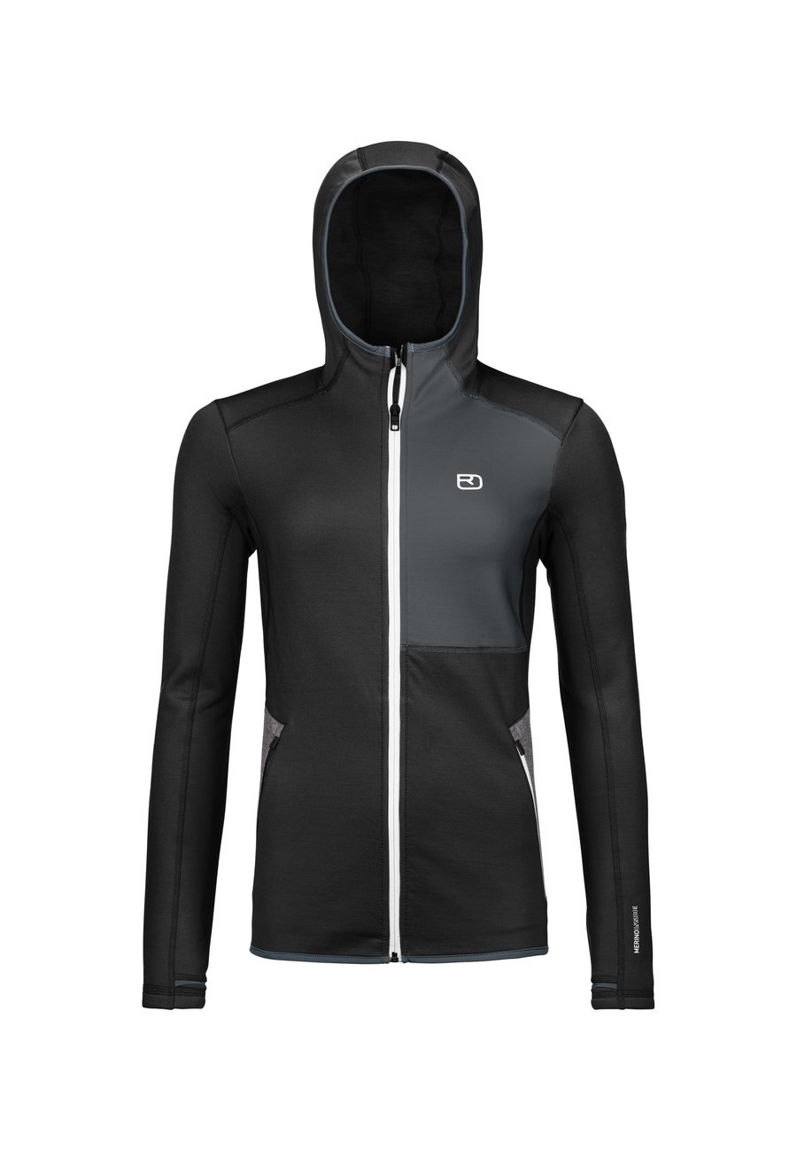 

Флисовая куртка ORTOVOX FLEECE HOODY, Black Raven/Black