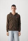 

Пуловер на молнии JORHEALING ZIP HOOD UNISEX Jack & Jones, коричневый