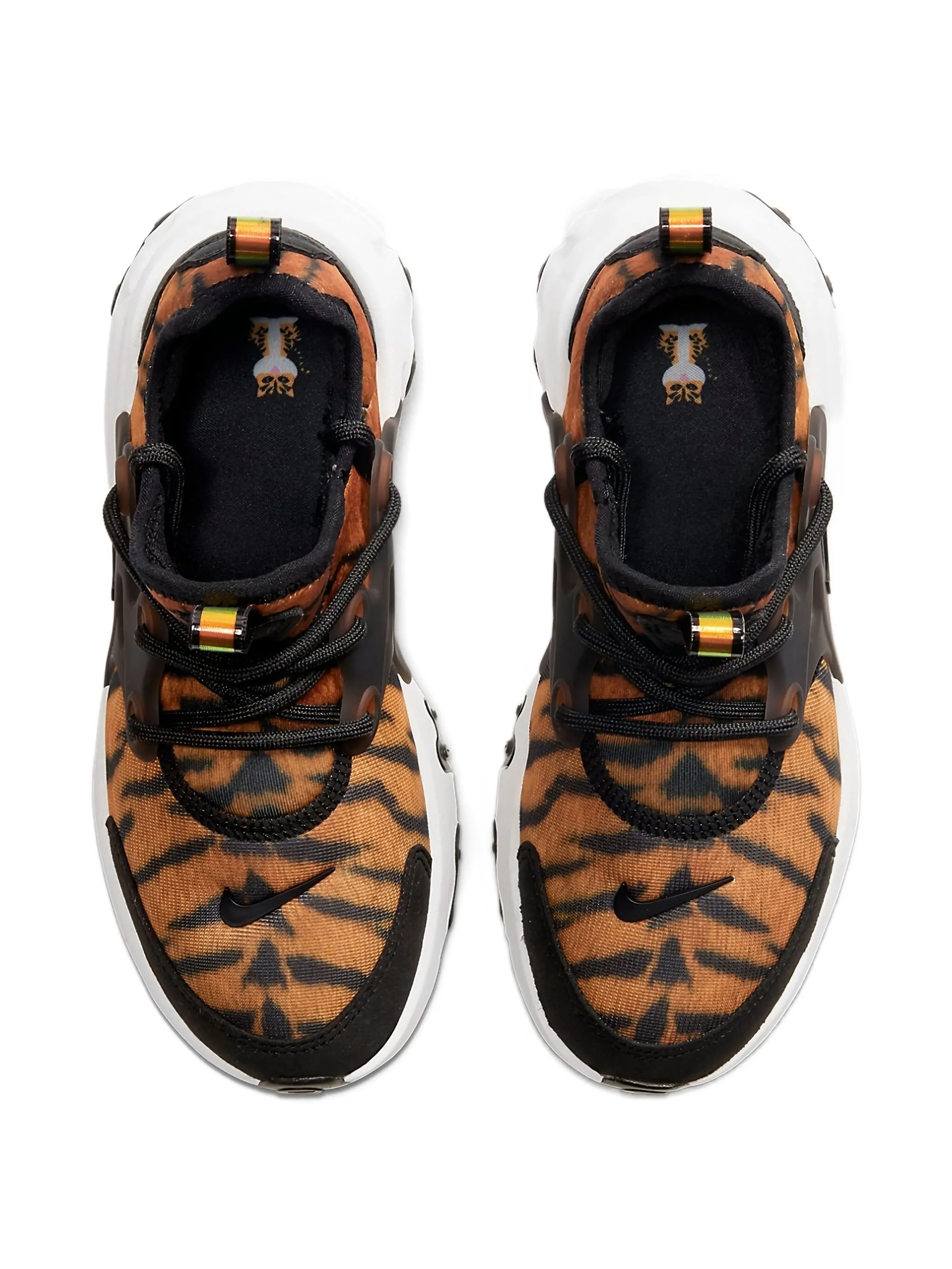 Кроссовки React Presto Tiger Nike Kids, оранжевый — фото 3