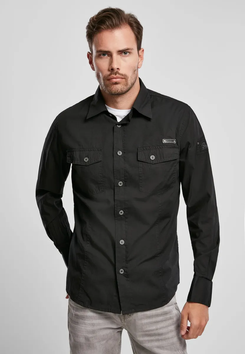 

Рубашка Brandit с длинными рукавами " Brandit Men's Slim Worker Shirt" (1 шт.), черный