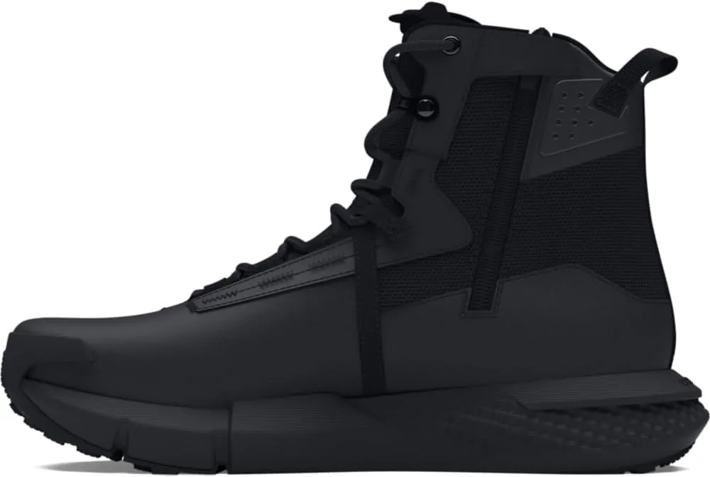 Мужские тактические военные ботинки Under Armor UA Charged Valsetz WP Zip Under Armour, черный/темно-серый