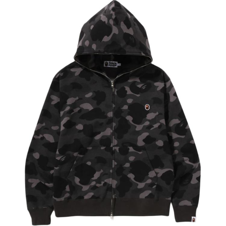 

Bape Color Camo Reflector худи с молнией женское A BATHING APE, черный