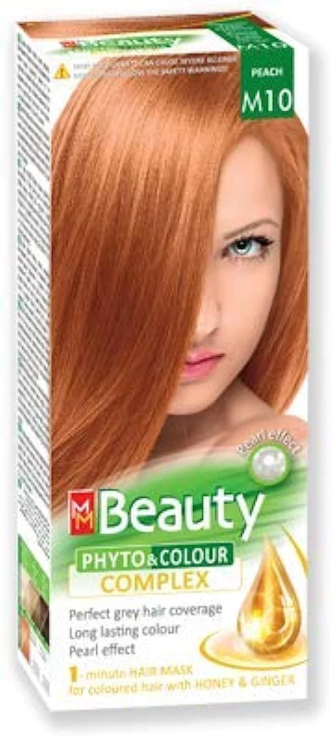 Стойкая краска для волос MM Beauty Phyto & Colour 125 г, № M10 Персиковый Elea