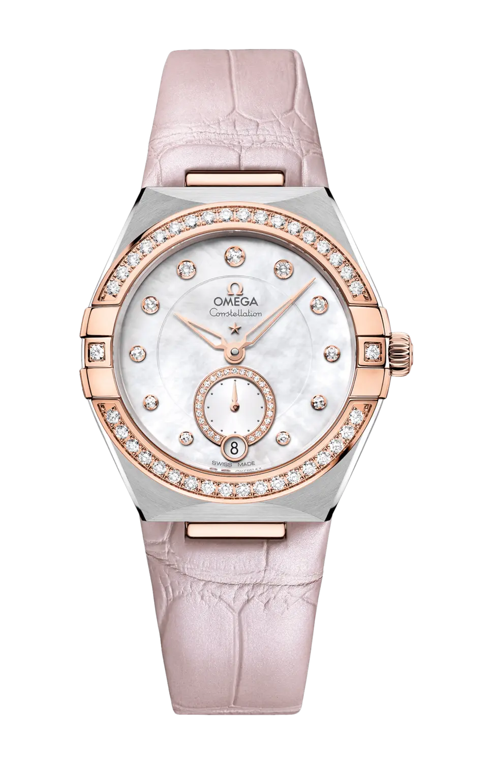 

Часы Omega Constellation co‑axial master chronometer с золотом 34 мм