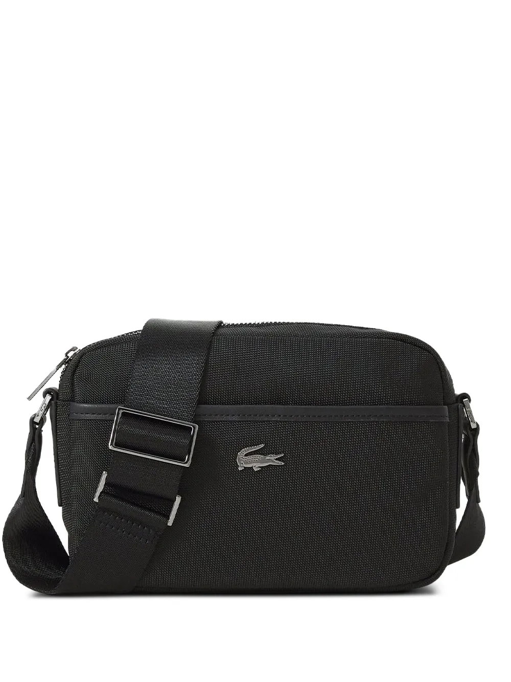 

Сумка на плечо с логотипом Lacoste, черный