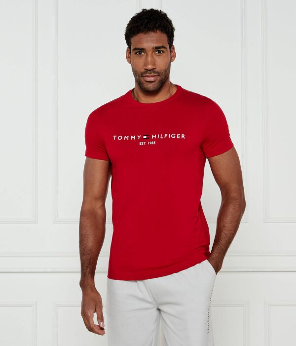 

Футболки Slim fit Tommy Hilfiger, красный