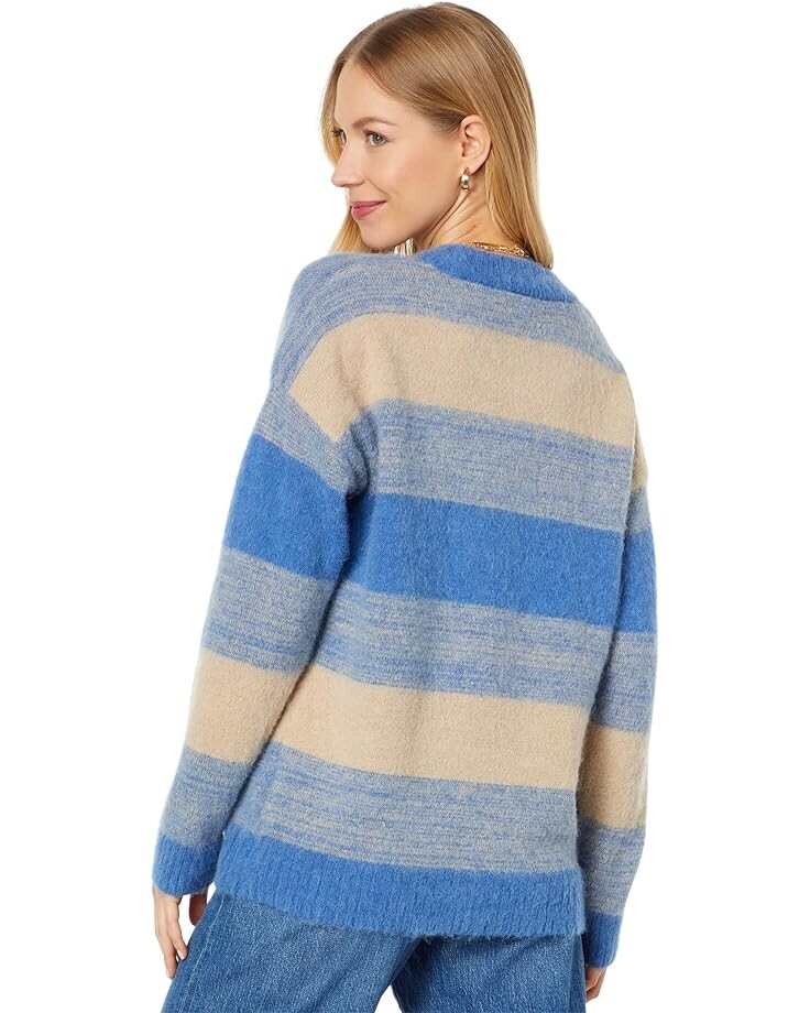 

Свитер Madewell Fiji Space Dye Stripe Pullover, цвет Sky Space Dye