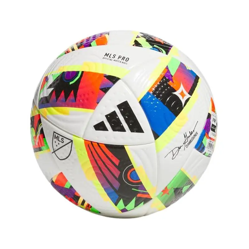 

Adidas Размер 5 мяч Soccer PU Unisex белый/черный/Sunlight Gold