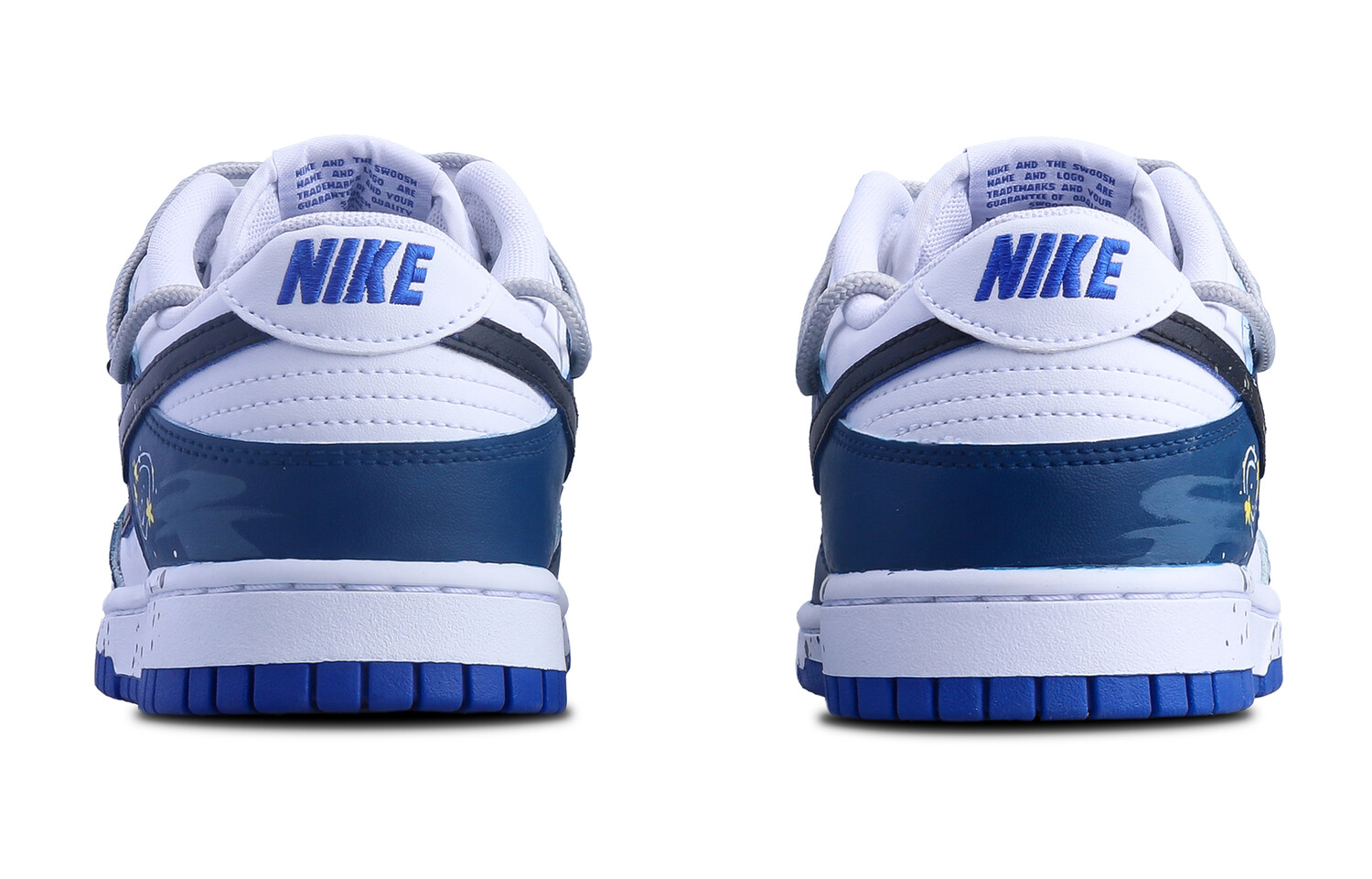 

Кроссовки Nike Dunk Skateboard Shoes Men Low-Top Blue White, Синий, Кроссовки Nike Dunk Skateboard Shoes Men Low-Top Blue White
