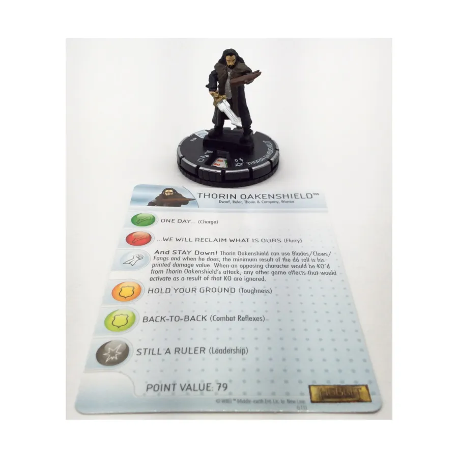 

Торин Дубощит #010 (C), HeroClix - The Hobbit - The Desolation of Smaug - Singles
