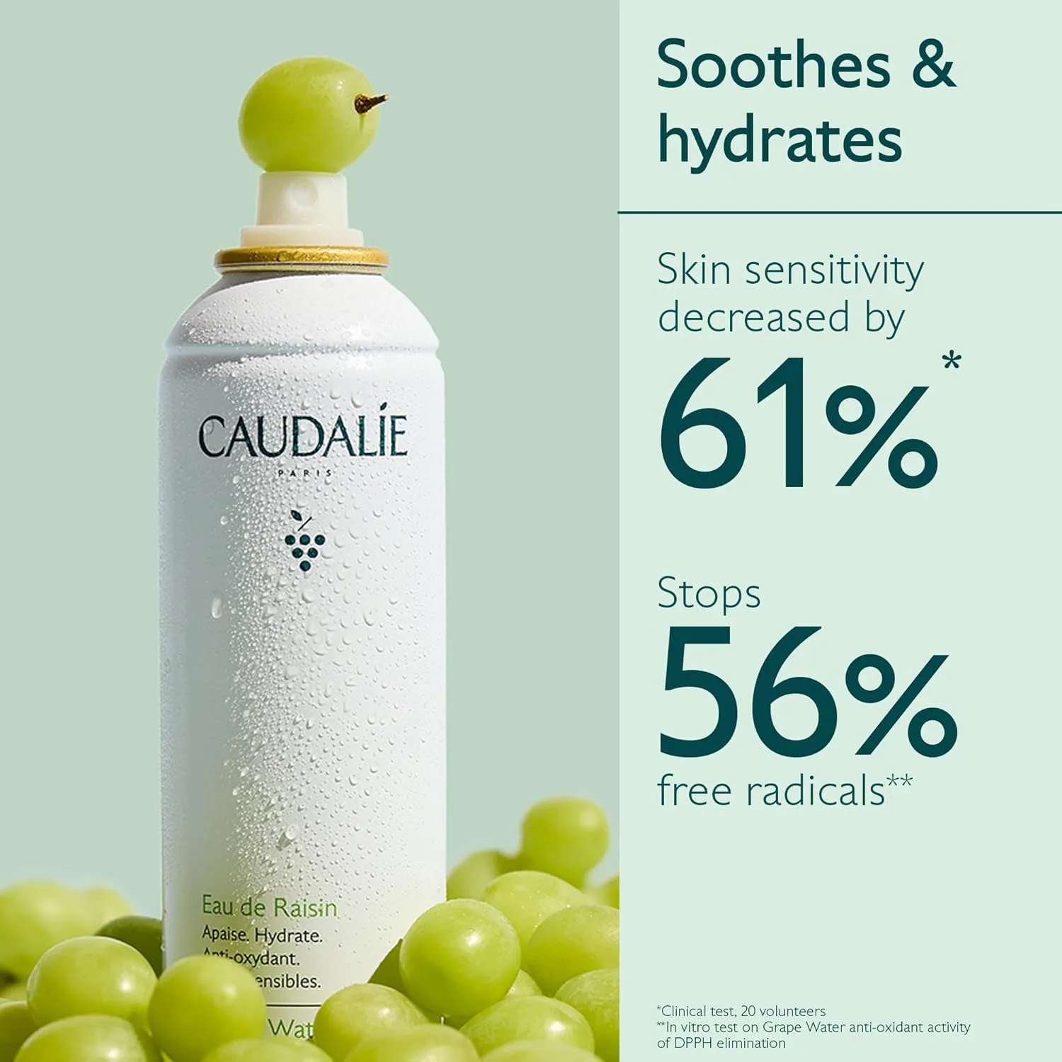 Осветляющая сыворотка для лица Caudalie Vinoperfect от темных пятен и спрей для лица с ароматом винограда в дорожном формате — фото 4