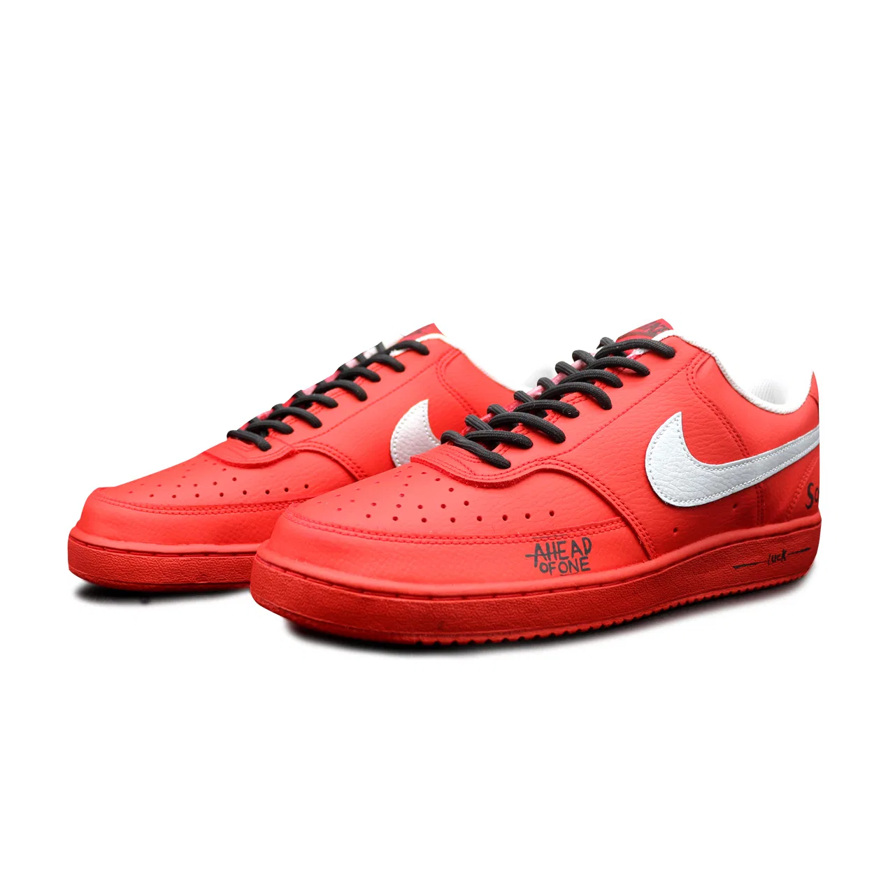Кроссовки скейтбординг Nike Court Vision 1 Low Red — фото 4