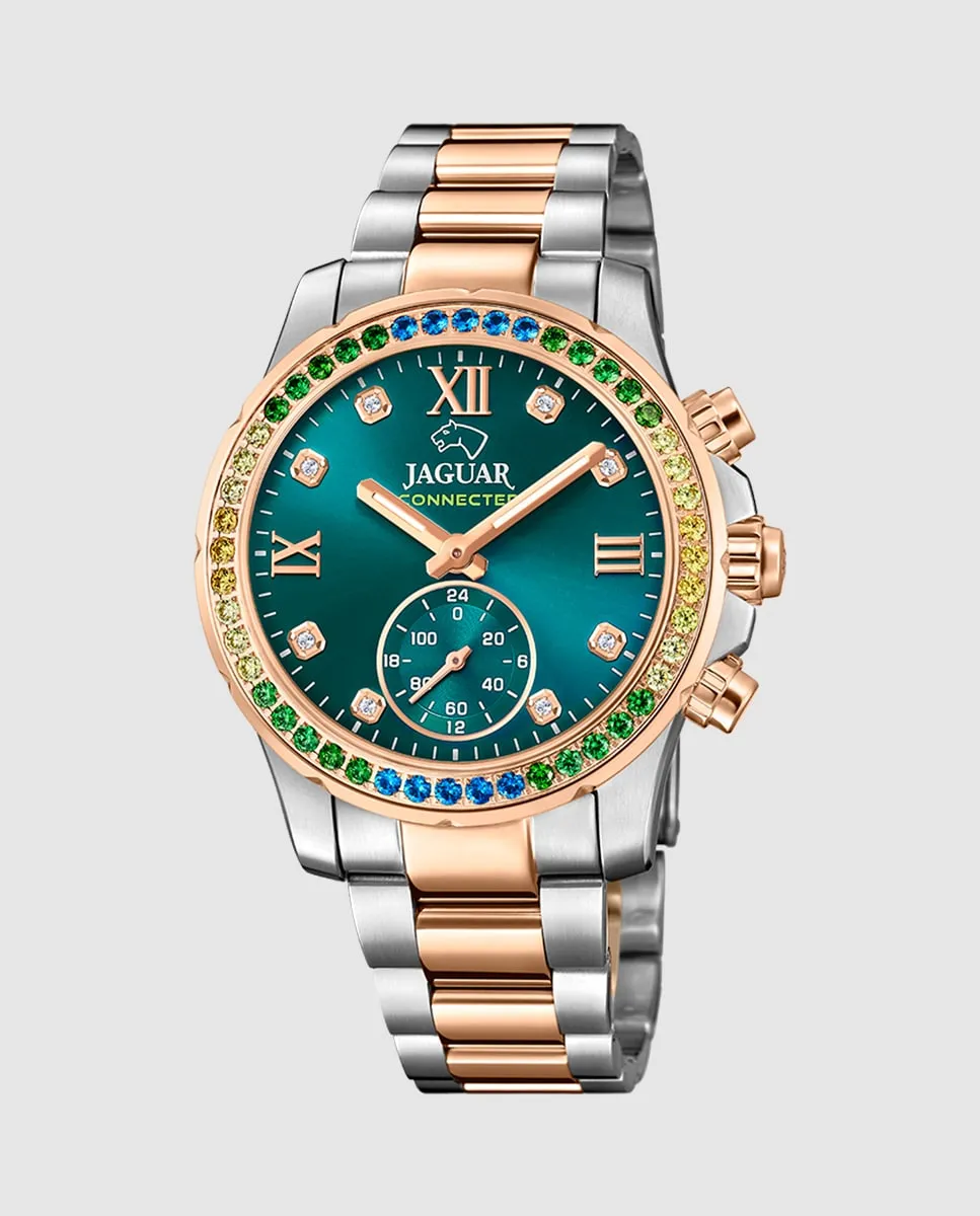 

J981/6 Connected Lady серебристо-стальные женские часы Jaguar, серебряный