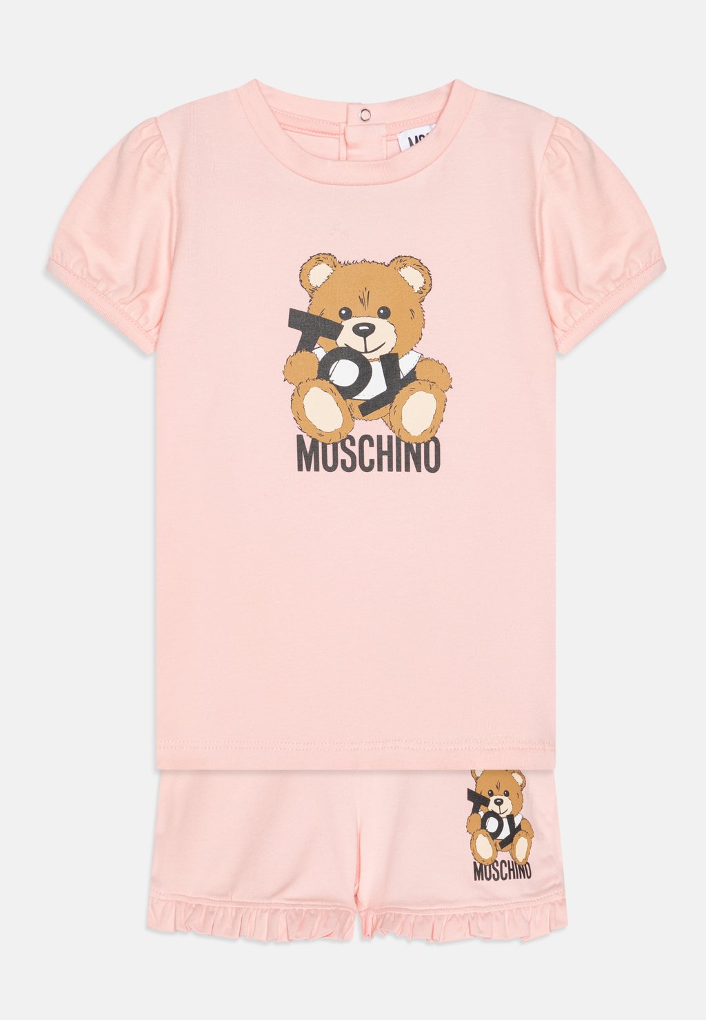 

Футболка с принтом BABY SET MOSCHINO, розовый