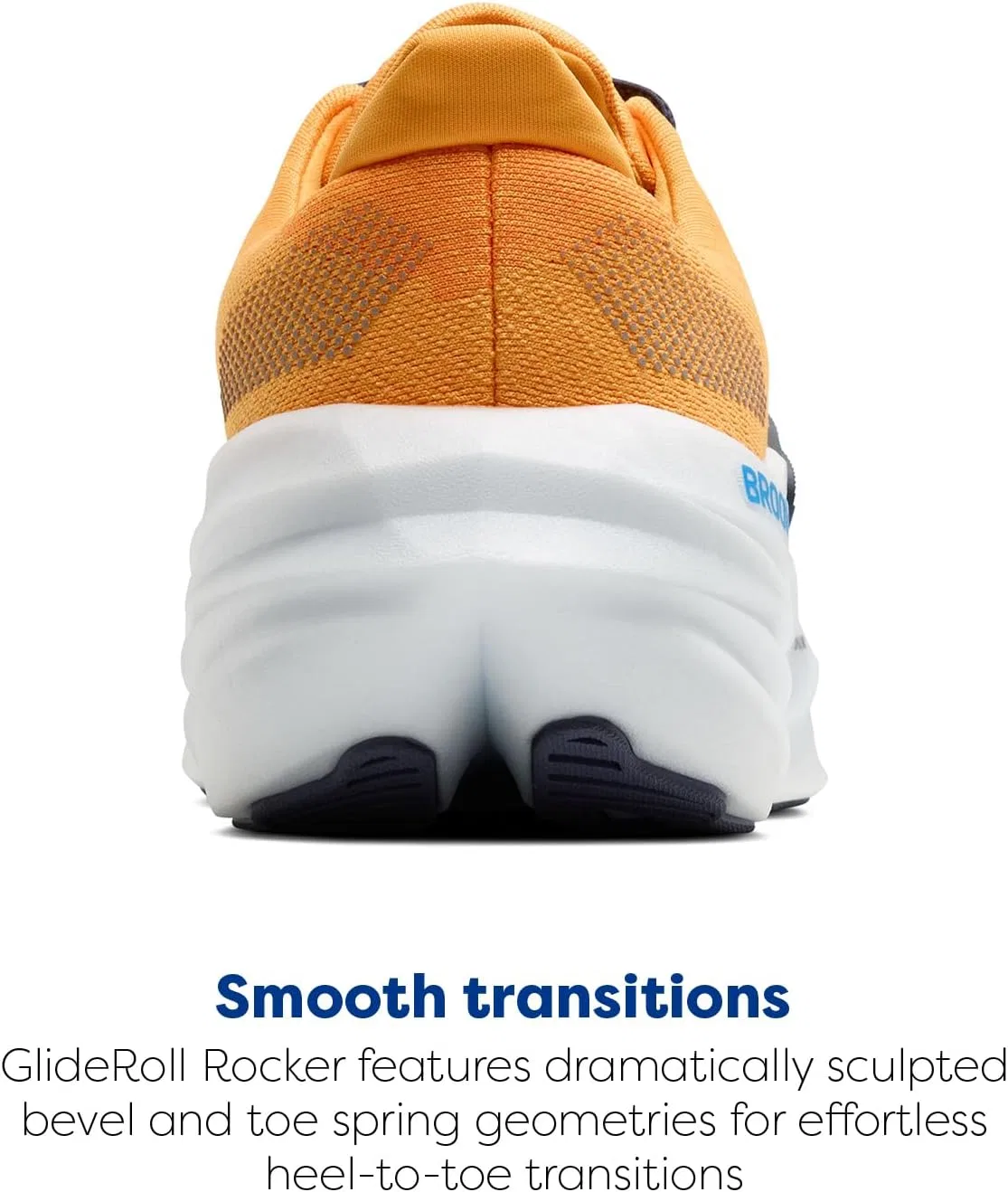 Мужские кроссовки Brooks Glycerin Max, Blazing Orange Blue White — фото 3