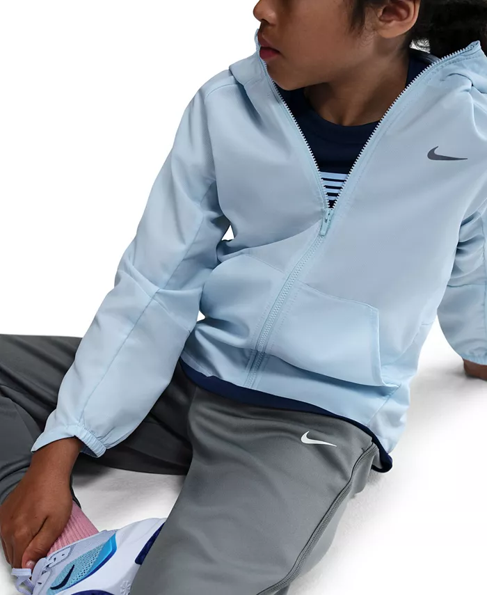 Большие детские многослойные вязаные штаны Nike, серый — фото 4