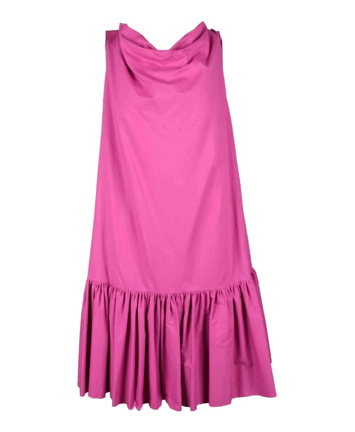 

Хлопковое платье для женщин L'Autre Chose, розовый