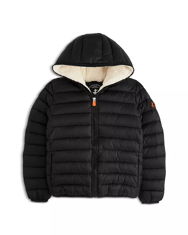 

Стеганая куртка Leci для девочек - для малышей и для взрослых. Save The Duck, черный