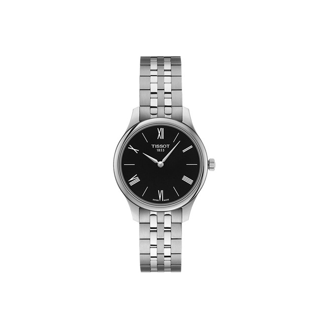

TISSOT Часы Women's Junya Collection Watch, Black Dial Silver Steel Band