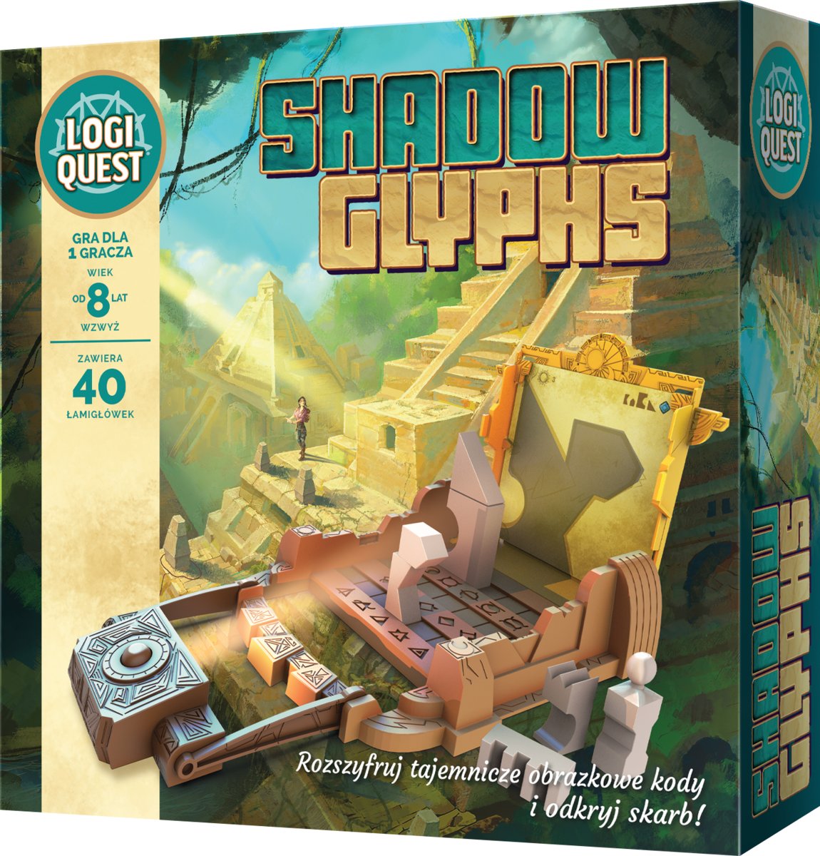 

Logiquest: Shadow Glyphs (польское издание), настольная игра, логическая игра, Rebel