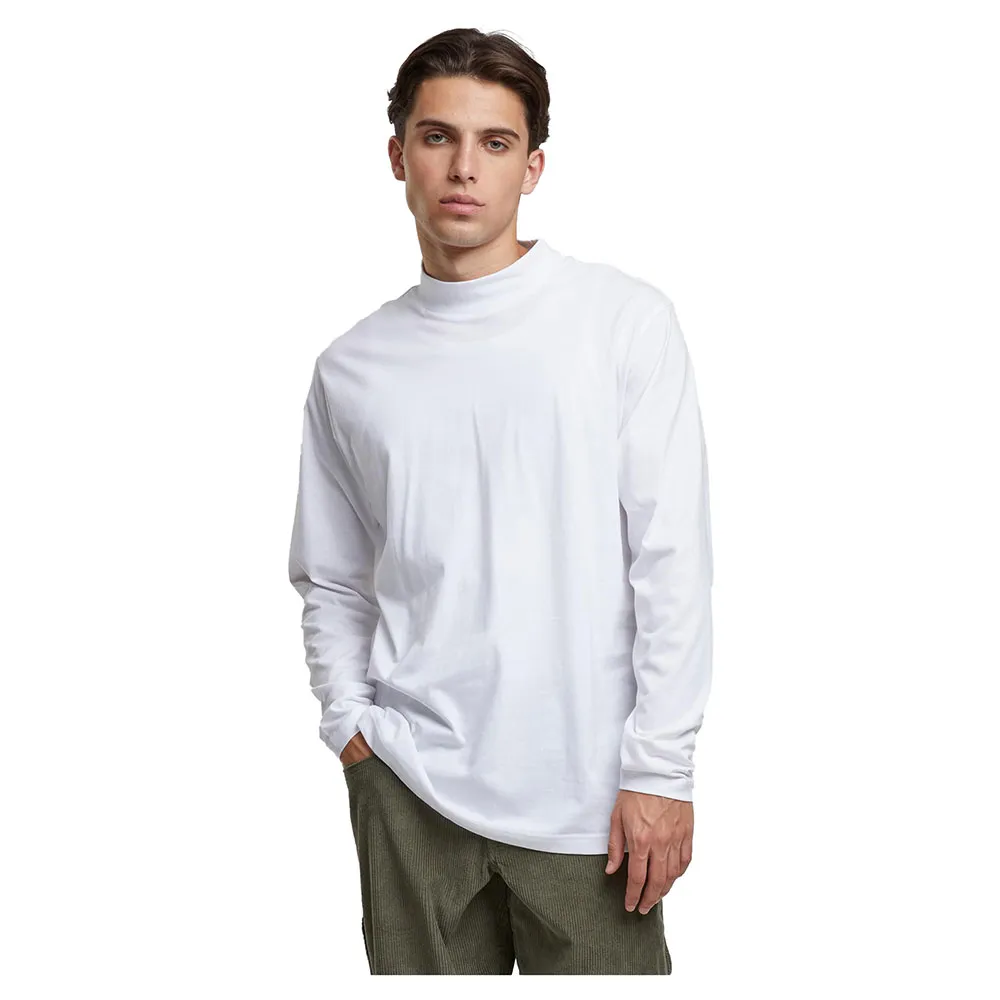 

Лонгслив Urban Classics Mock Neck, белый
