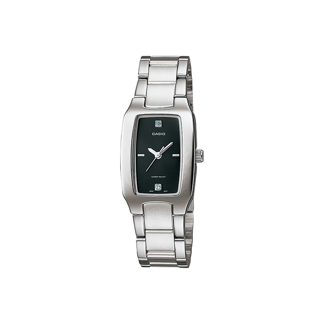 

CASIO Часы Standard Series Quartz Movement Stainless Steel Strap Watch Women's Watch Black Dial