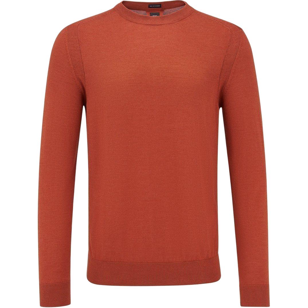 

Hugo Boss Мужской свитер кирпично-красного цвета