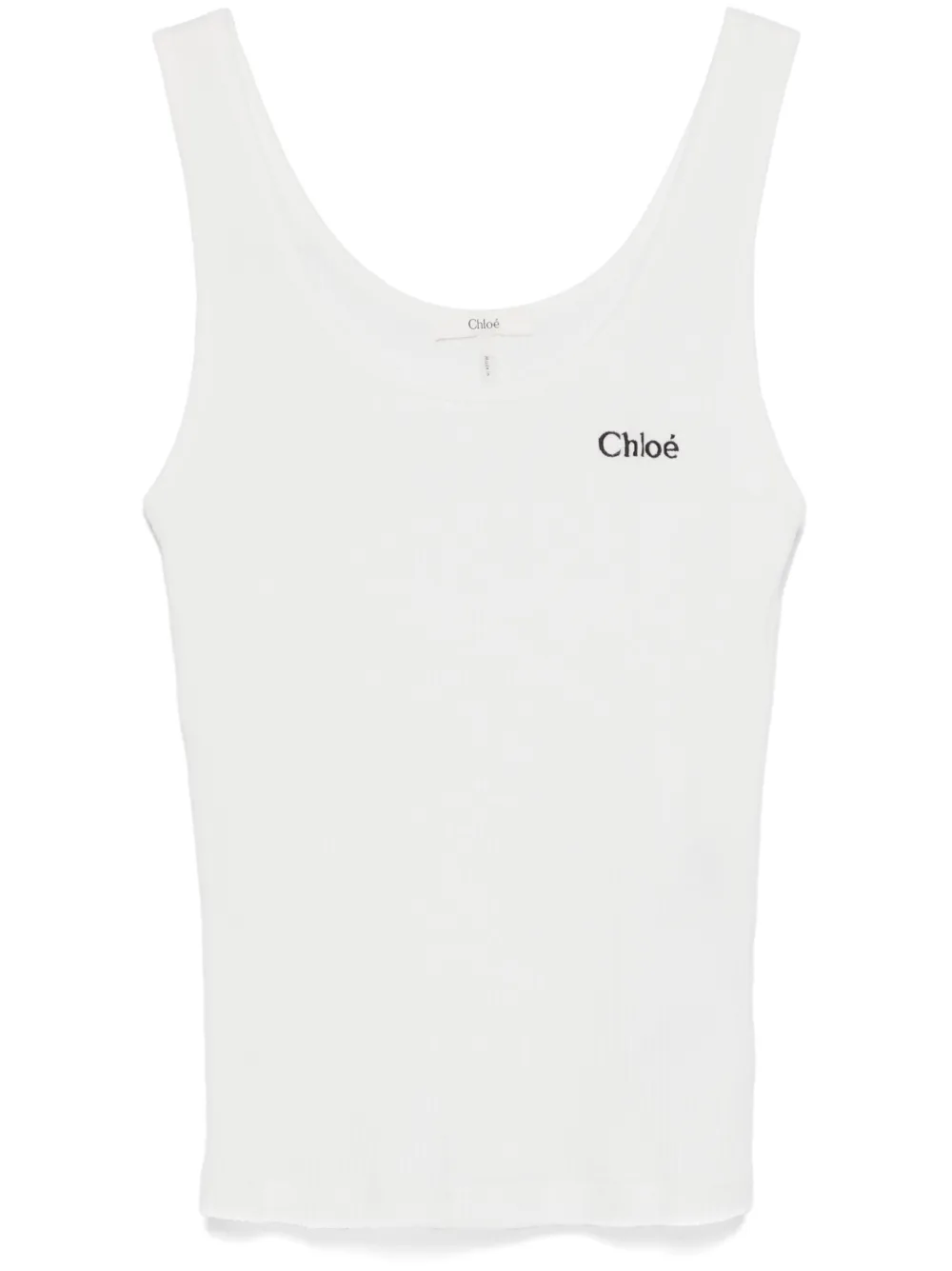 

Топ из джерси CHLOÉ, белый