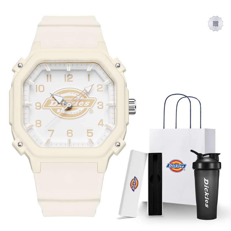 

Наручные часы Quartz Movement с белым циферблатом Женские часы Classic Festival Box Dickies