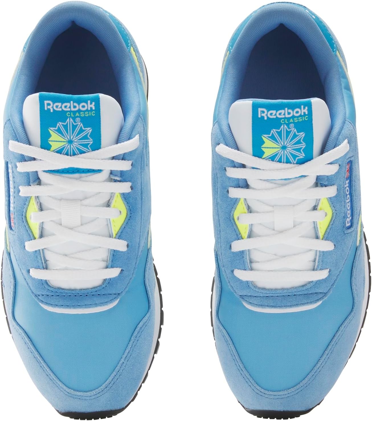 Кроссовки Reebok Classic Nylon (Little Kid), Digital Gleam/Sunset Coral/Sunkissed Orange — фото 3