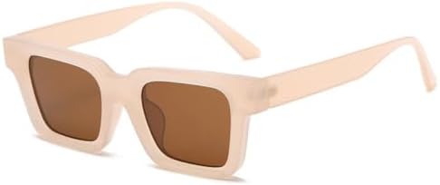 

Женские солнцезащитные очки Square Jelly Color 2027, модные желто-синие очки с защитой от УФ-излучения UV400, трендовые мужские солнцезащитные очки MTZJH, Jelly Tea Tea