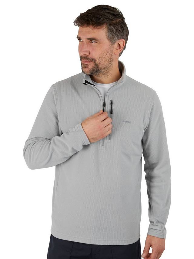 

Мужская флисовая толстовка Microgrid с молнией Rohan, Haze Grey