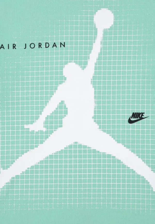 Футболка с принтом jumpman в виде сетки и размытия Jordan, Green Glow — фото 3